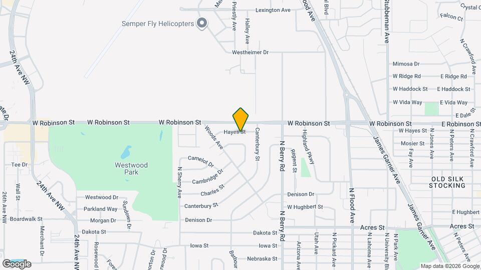 1412 W Hayes St Map and Location Details