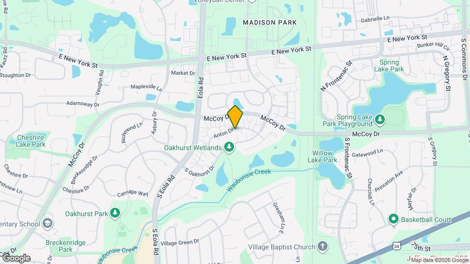 3125 Anton Dr Map and Location Details