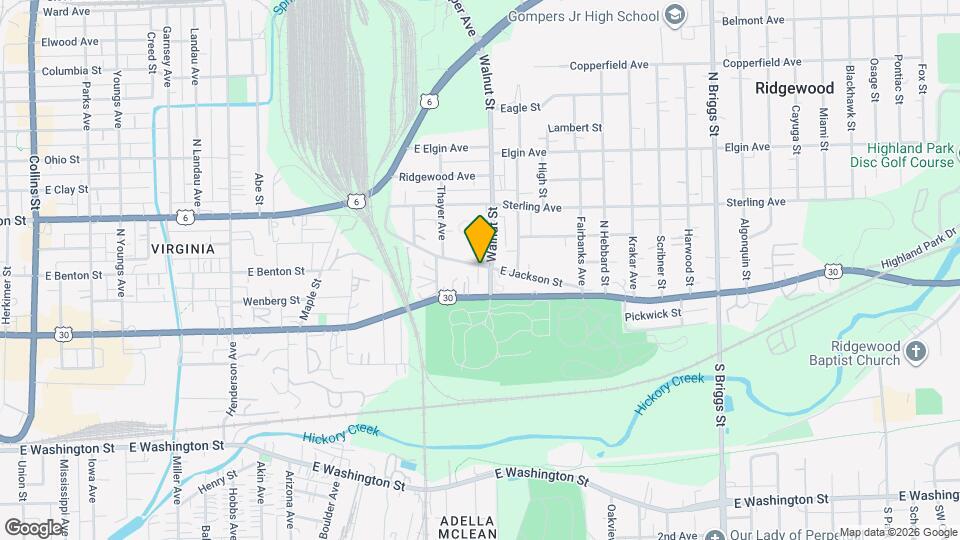 1120 E Jackson St, Unit 1120 E Jackson St # 1 Mapa y Detalles de la Ubicación