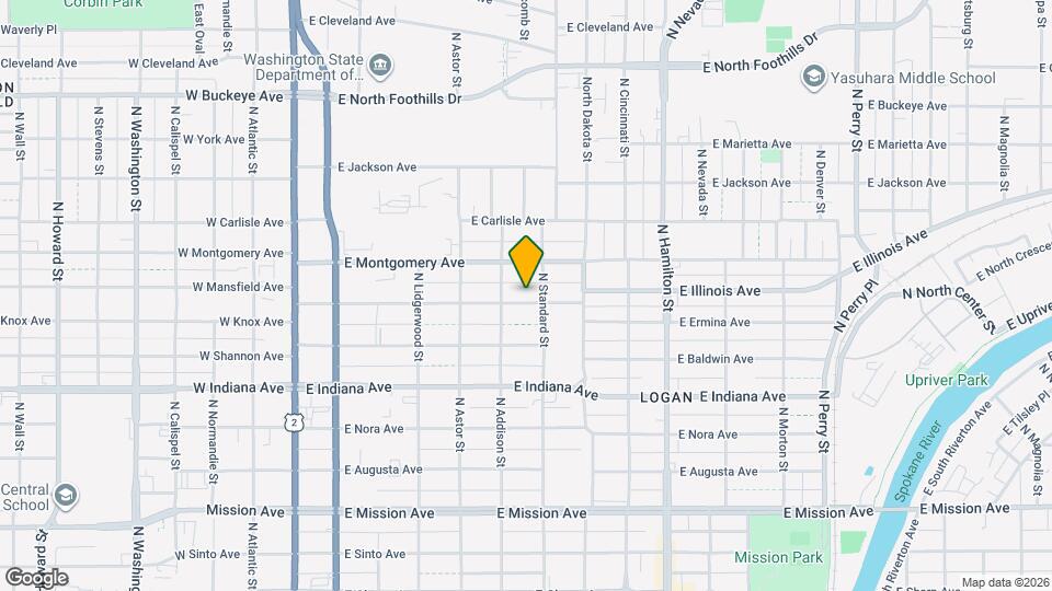 519 E Ermina Ave Map and Location Details