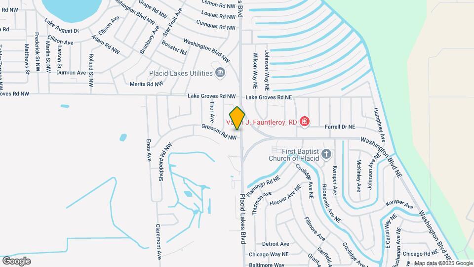 107 Grissom Rd NW Map and Location Details