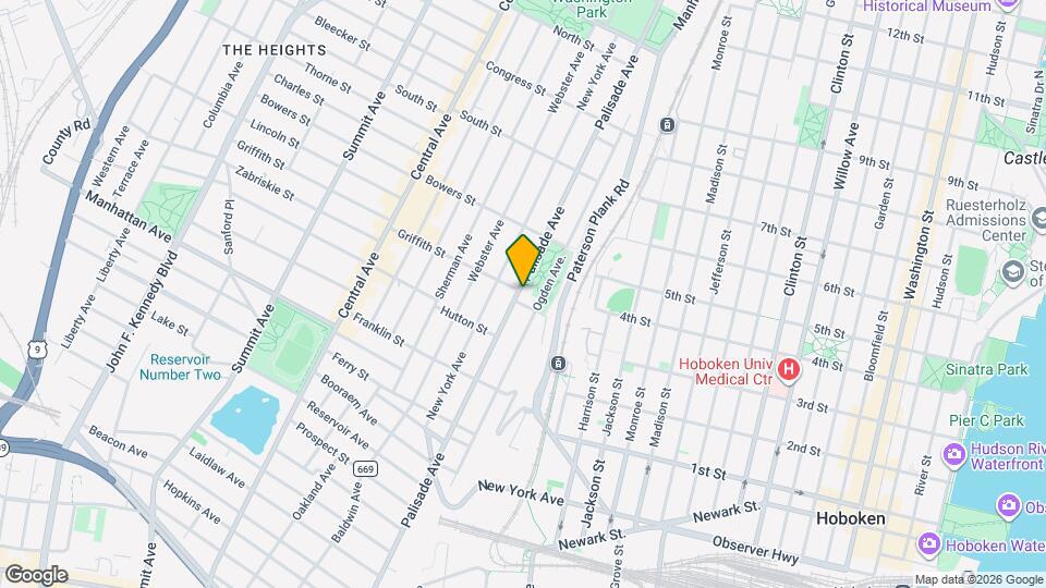 448 Palisade Ave Map and Location Details