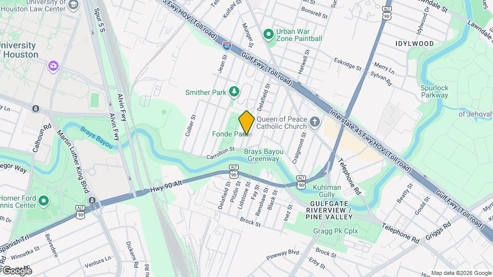 2620 Delafield St Map and Location Details