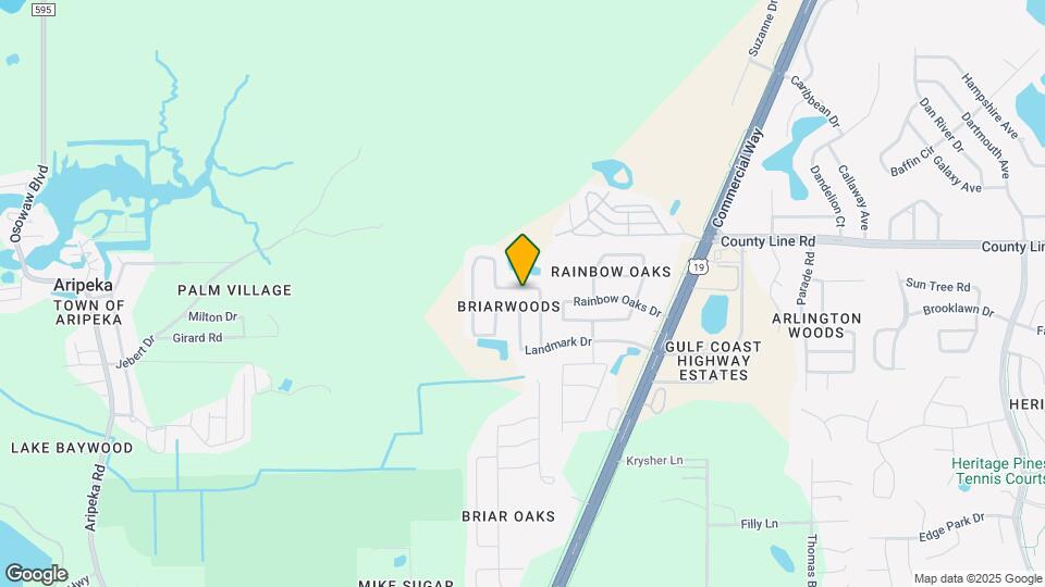 10105 Briar Cir Map and Location Details