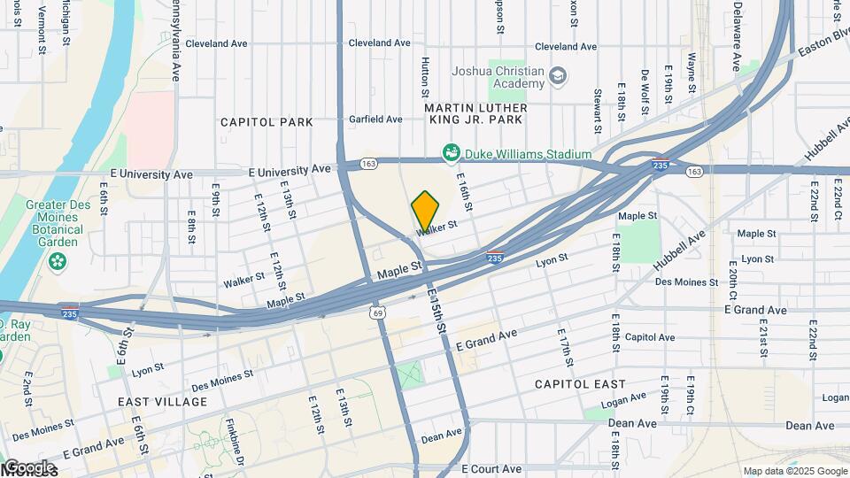 1505 Walker St Map and Location Details