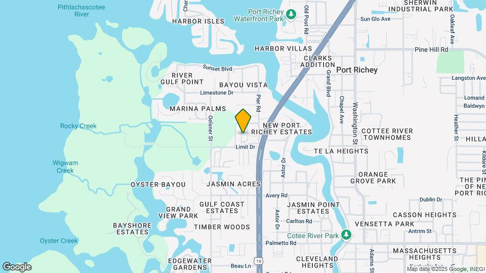 Holiday RV & Mobile Home Park Map and Location Details