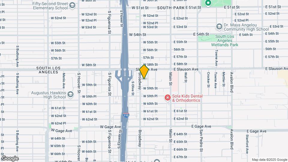 5866 Broadway Map and Location Details