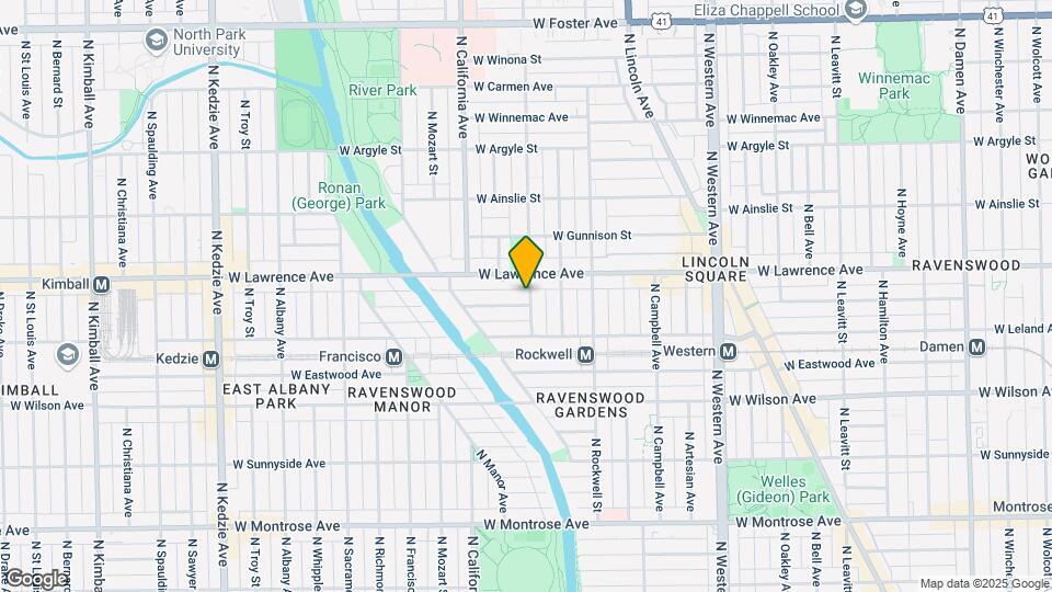 2700 W Giddings St Map and Location Details