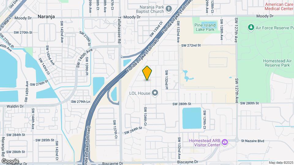 27721 SW 134th Ct Map and Location Details