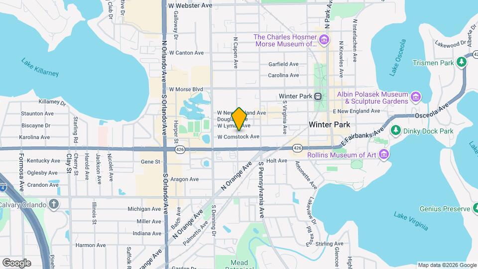 731 W Comstock Ave Map and Location Details