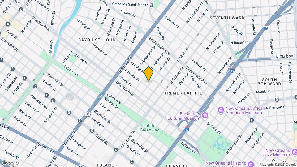 915 N Tonti St Map and Location Details