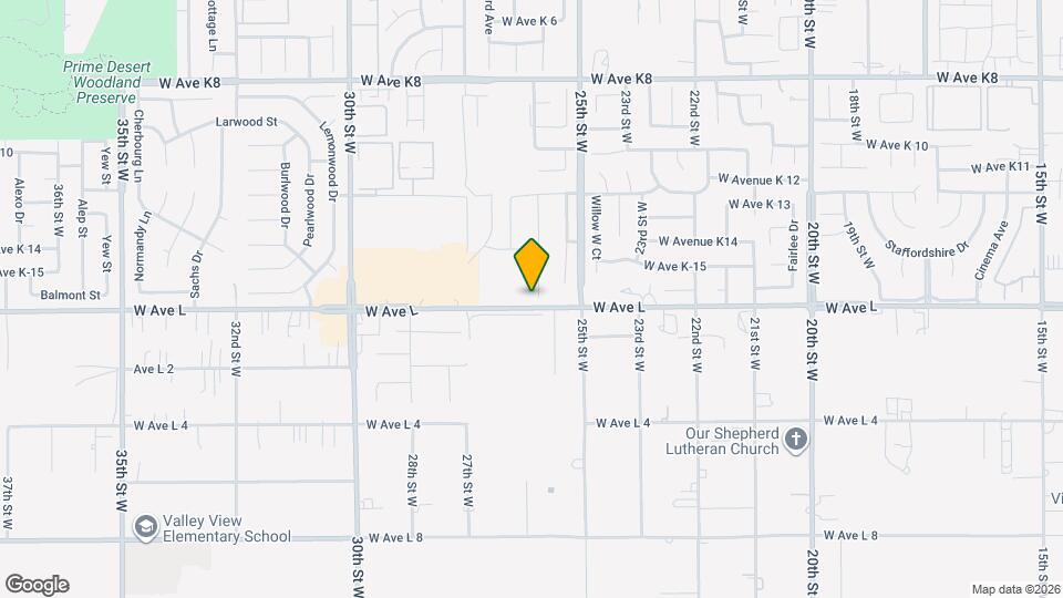 42803 Fanchon Ave Mapa y Detalles de la Ubicación