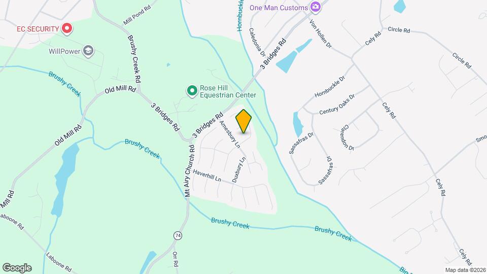 105 Berwick Ct Map and Location Details