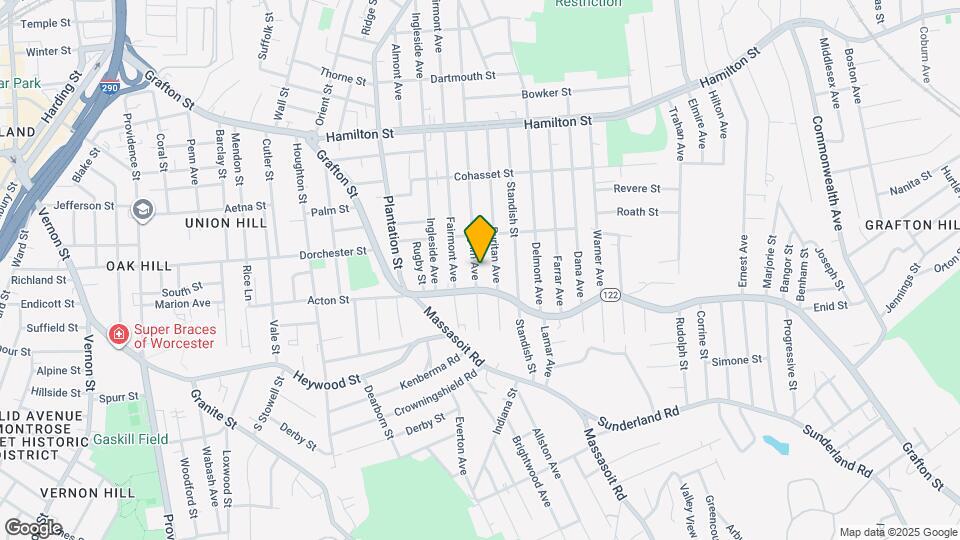 209 Pilgrim Ave Map and Location Details