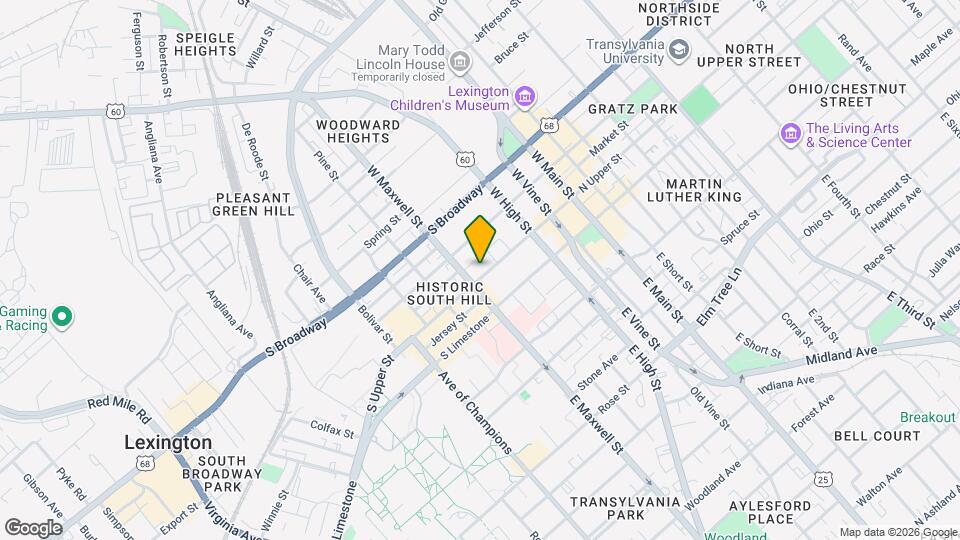 375 S Upper St Map and Location Details