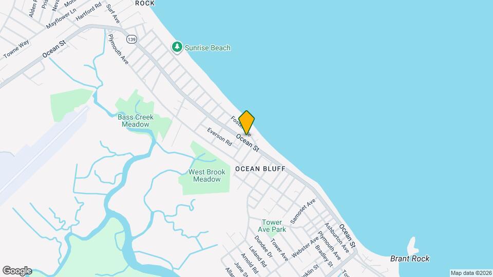 598 Ocean St Map and Location Details