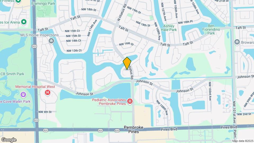 1078 N Hiatus Rd Map and Location Details