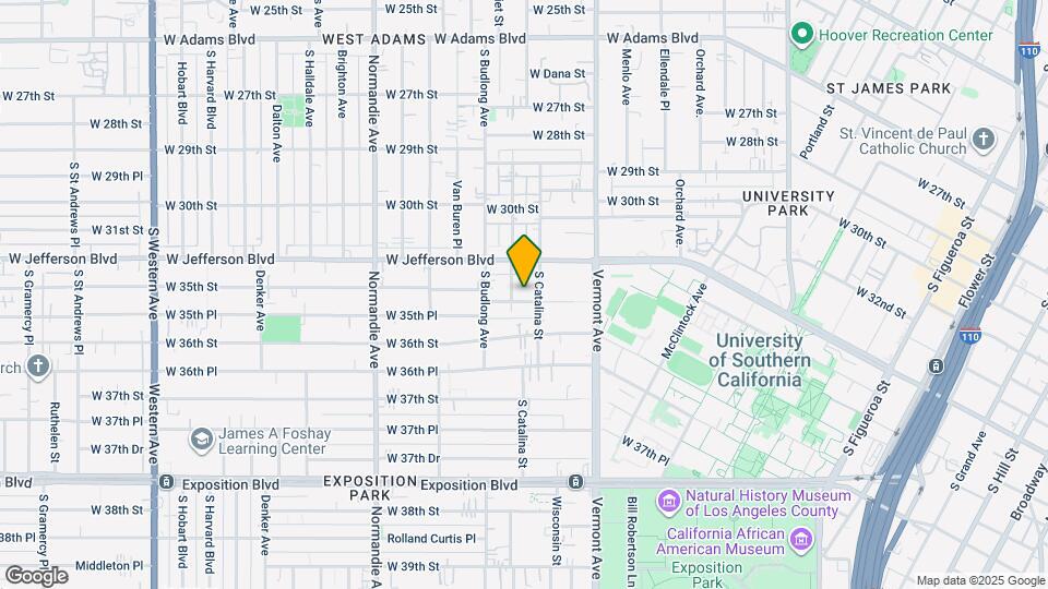 1193 W 35th St Map and Location Details