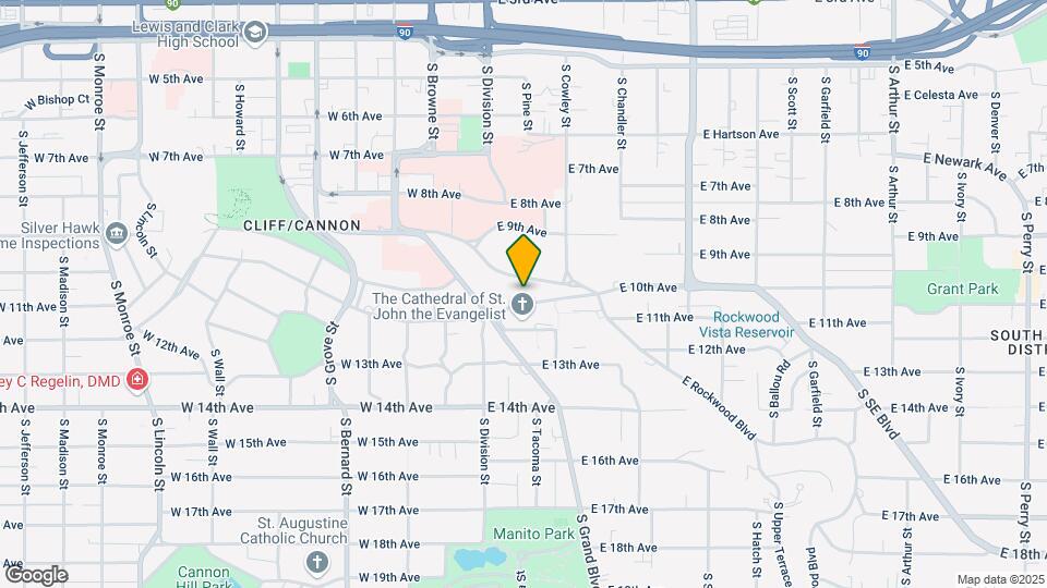 112 E Rockwood Blvd Map and Location Details