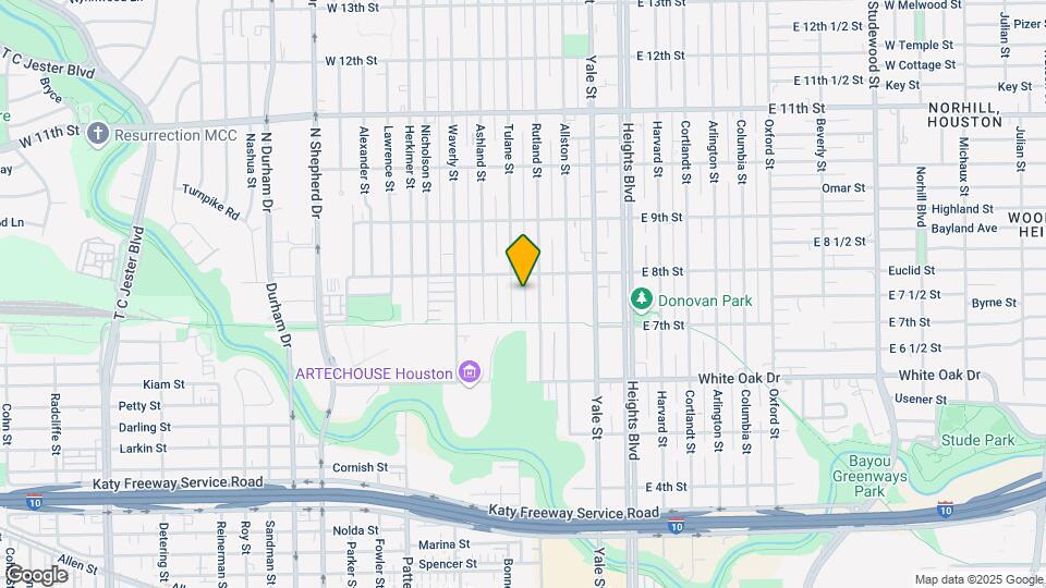 730 Tulane St Map and Location Details