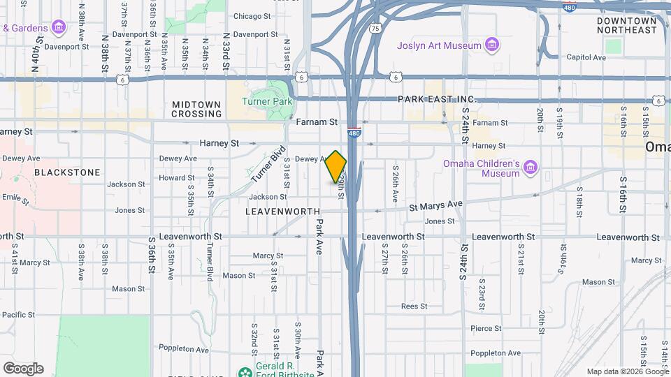 542 S 29th St Map and Location Details