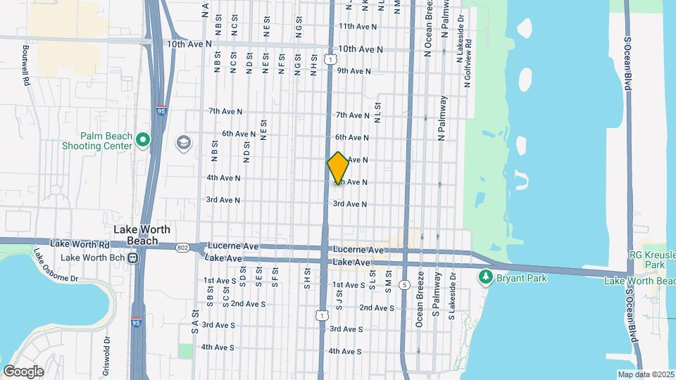 321 N J St Map and Location Details