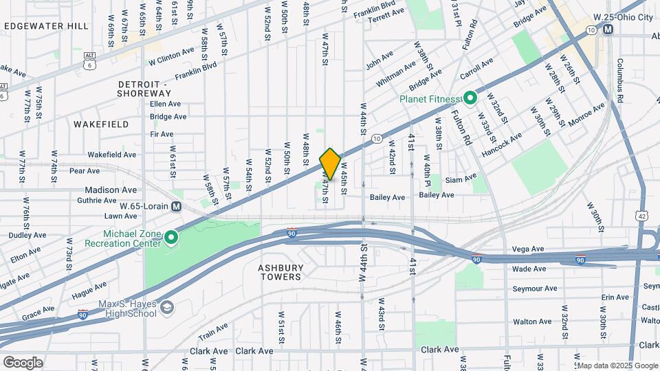 2033 W 47th St Map and Location Details