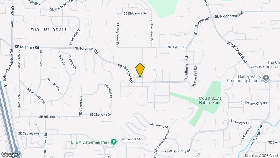 10505 SE Walnut Dr Map and Location Details