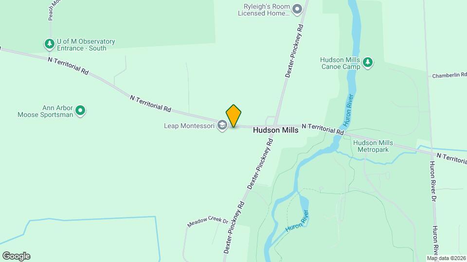 9375 N Territorial Rd Map and Location Details