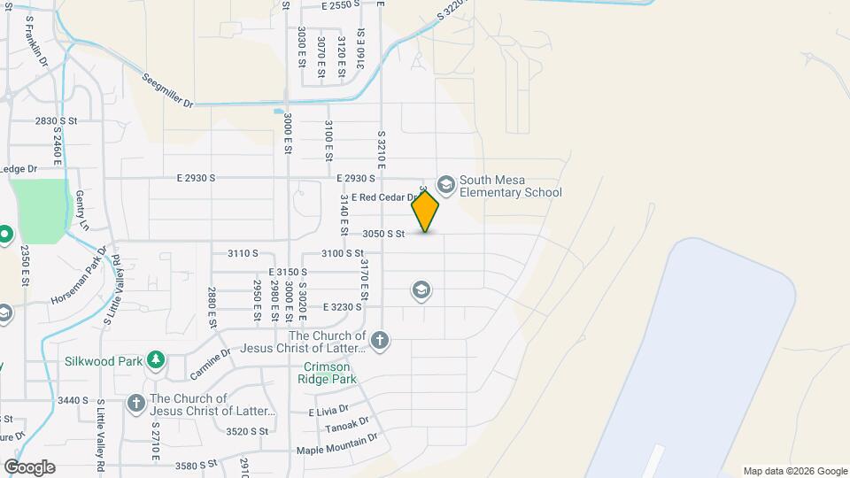 3304 East 3050 S St Mapa y Detalles de la Ubicación