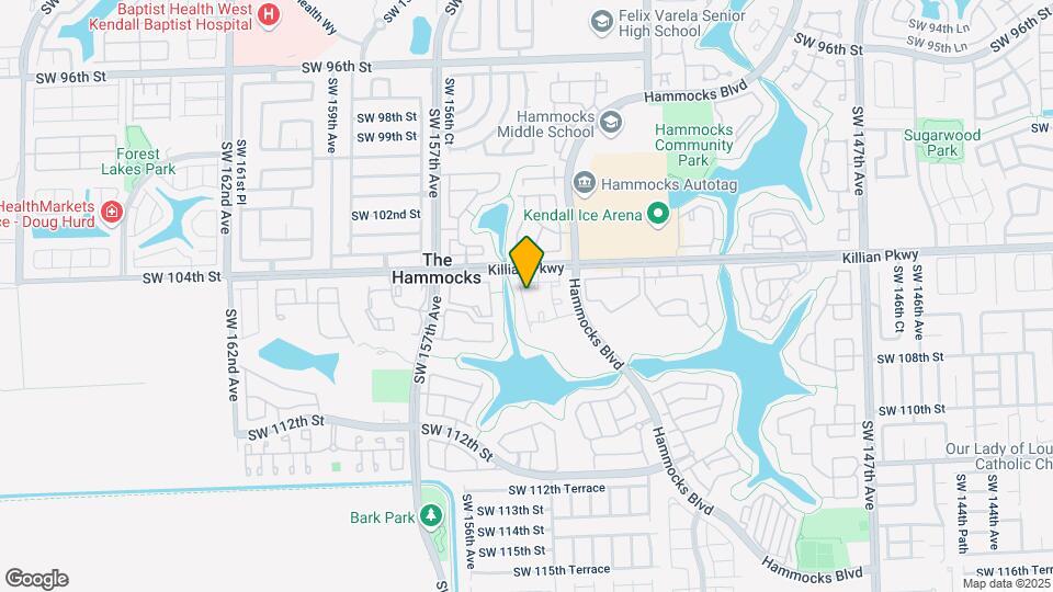 10425 SW 154th Ct Mapa y Detalles de la Ubicación