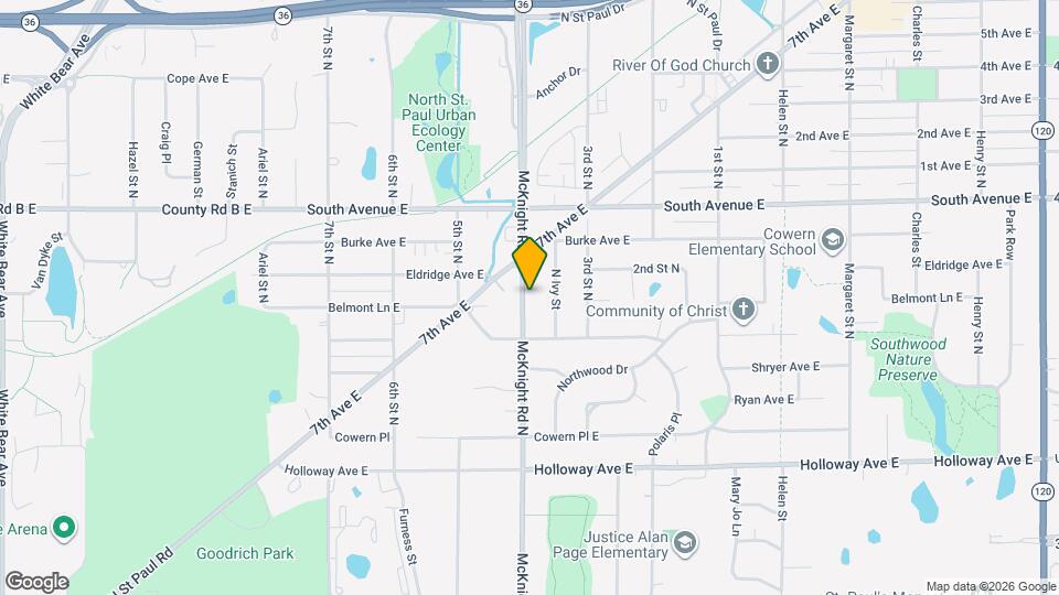 2080 McKnight Rd N Map and Location Details