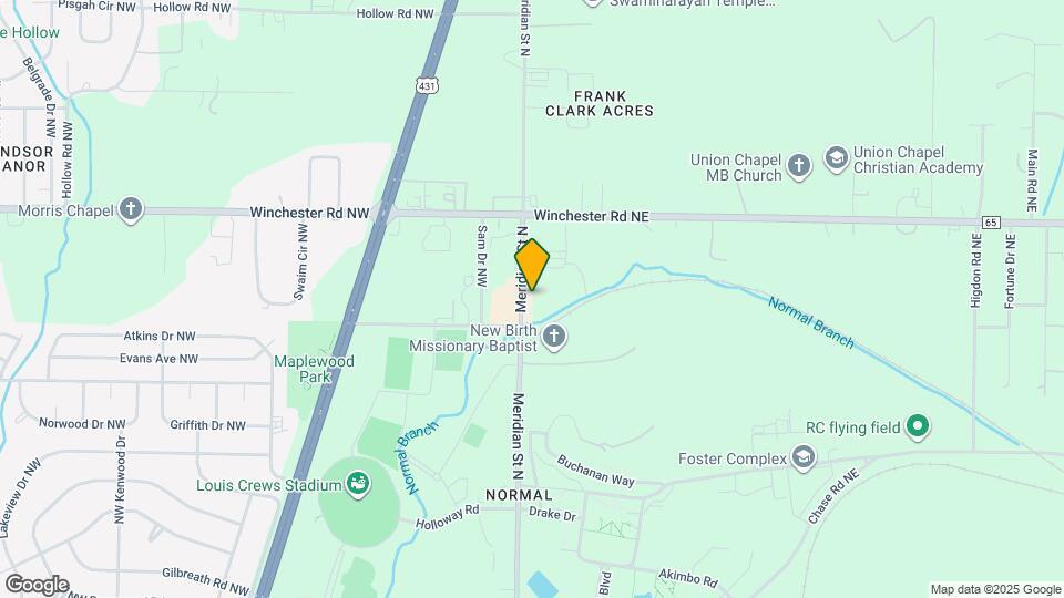 4718 Meridian St N Map and Location Details