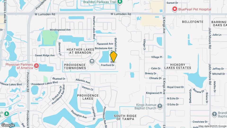 1258 Franford Dr Map and Location Details