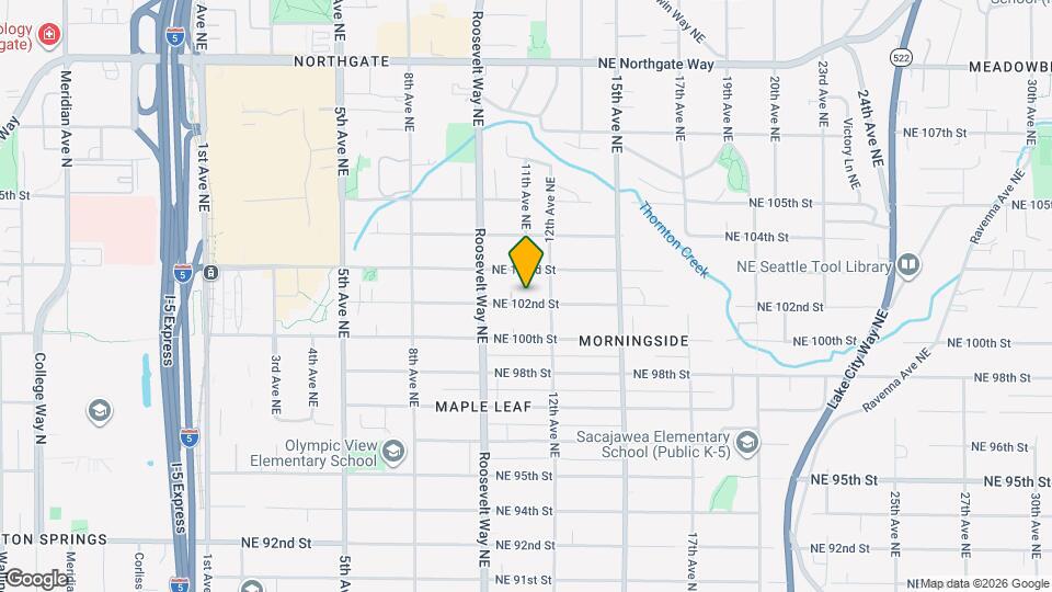 1036 NE 102nd St Mapa y Detalles de la Ubicación