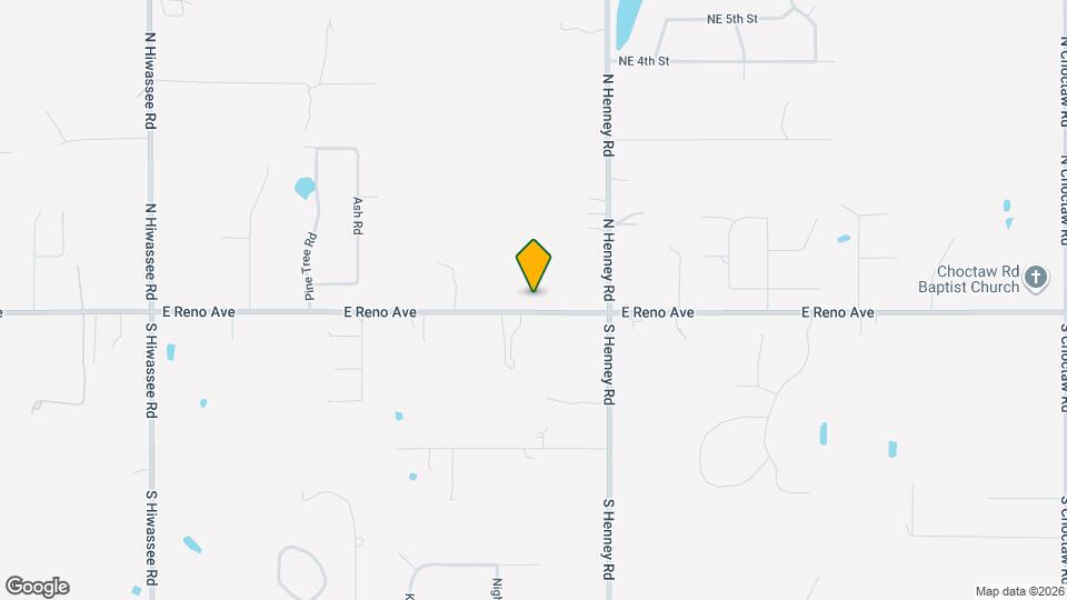 13871 E Reno Ave Map and Location Details