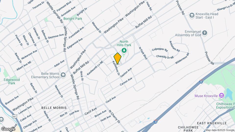 2400 Kantebury Dr Map and Location Details