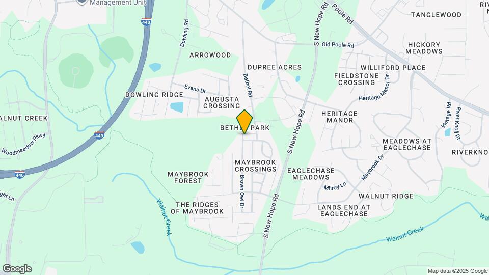 1303 Cricket Ridge Dr Map and Location Details