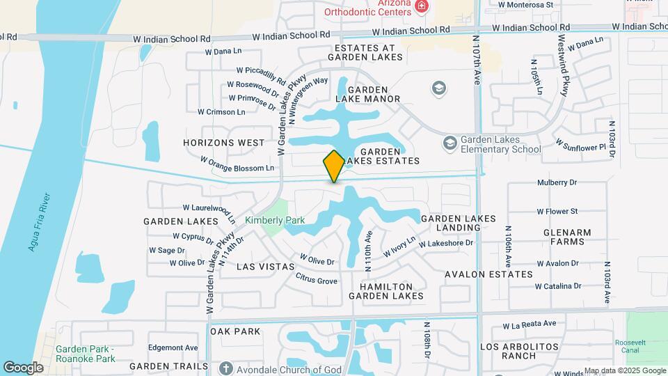 11110 W Ashland Way Map and Location Details