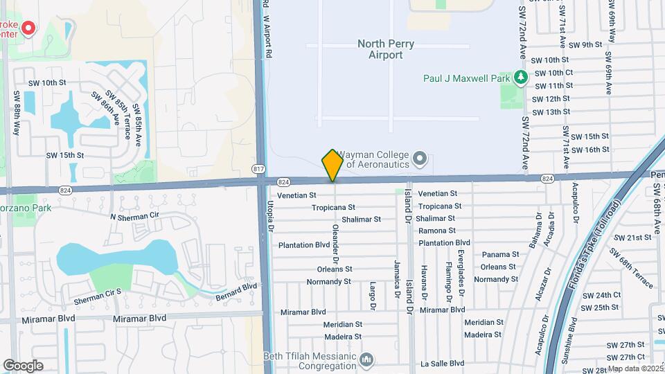 7900 Pembroke Rd Map and Location Details