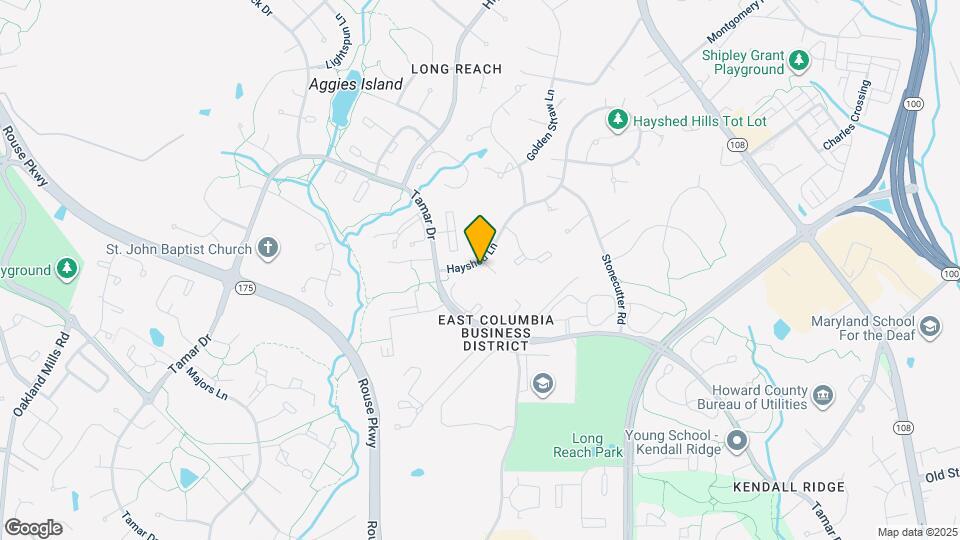 8843 Hayshed Ln Map and Location Details