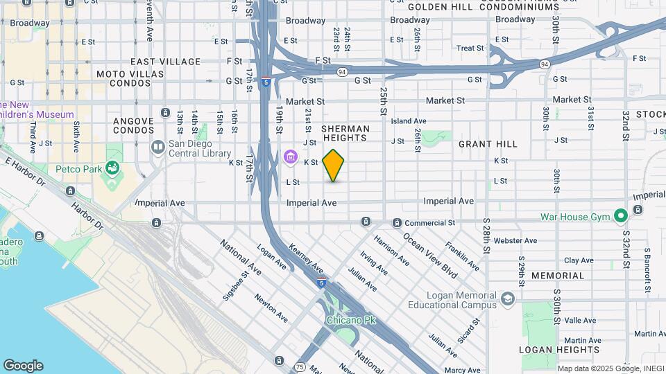 2227 L St Map and Location Details