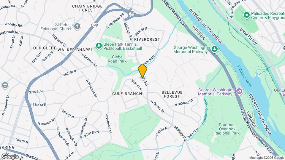 3554 Military Rd Map and Location Details