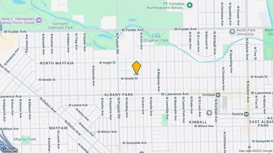 4906 N Springfield Ave Map and Location Details
