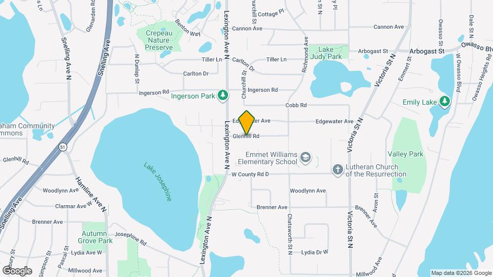 1062 Glenhill Rd Map and Location Details