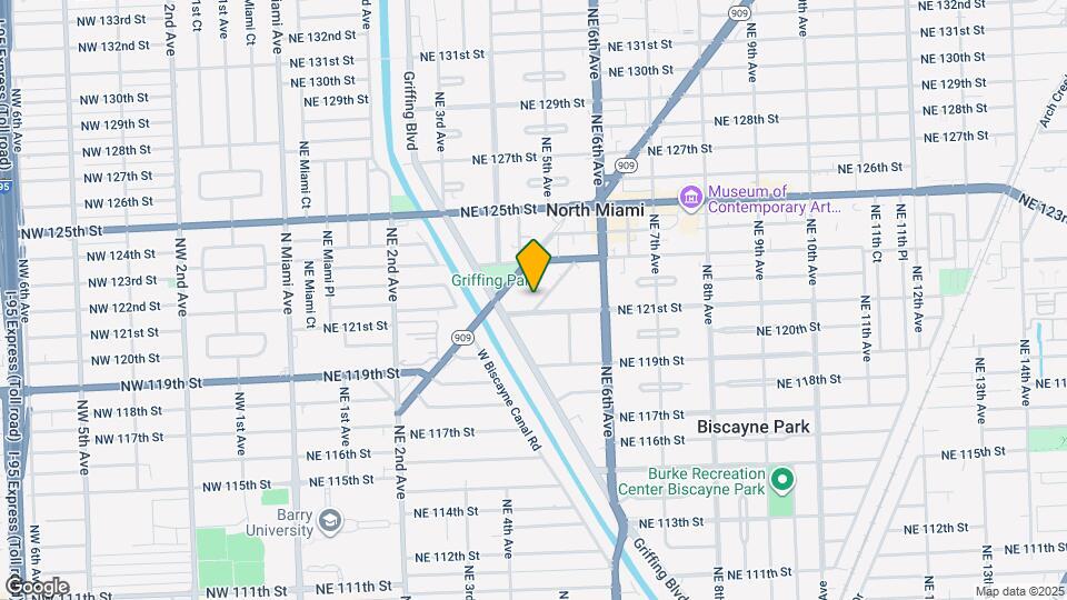 12108 NE 5th Ave Map and Location Details