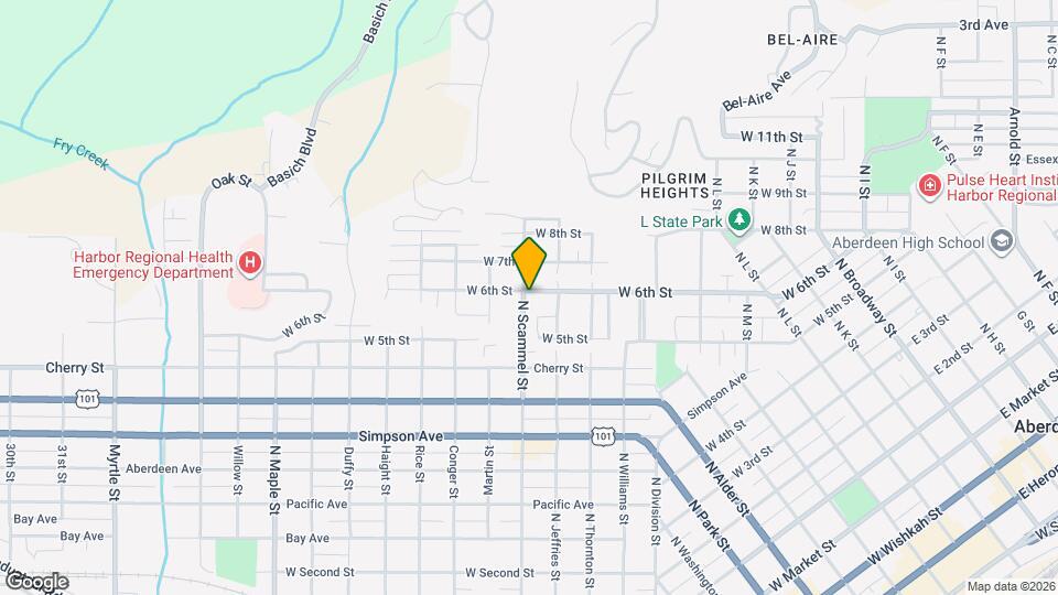 1619 W 6th St Map and Location Details