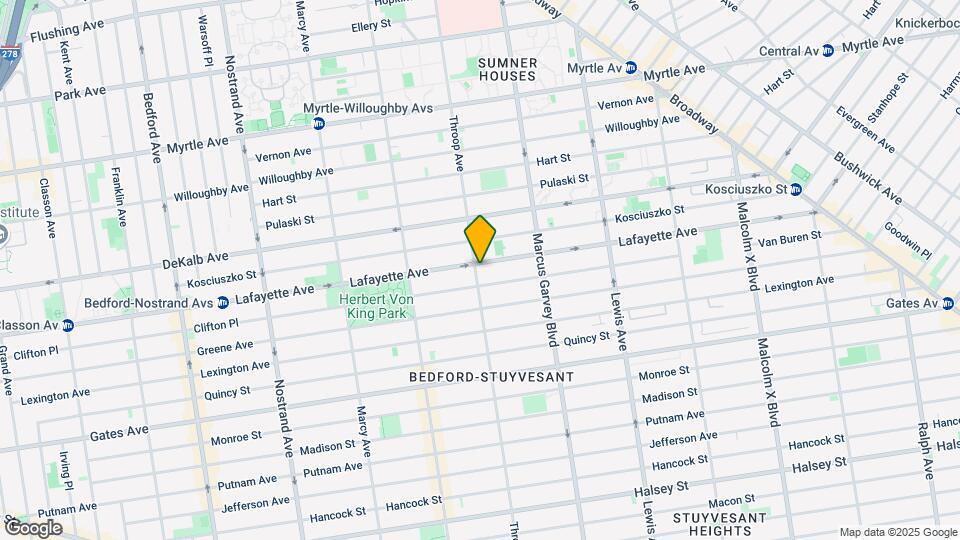 766 Lafayette Ave Map and Location Details