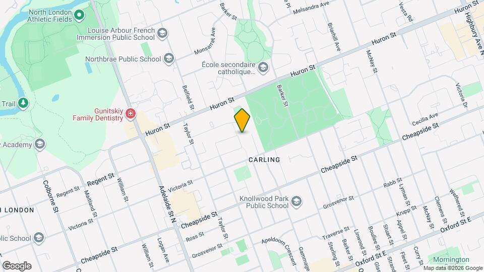 745 Leroy Ave Map and Location Details