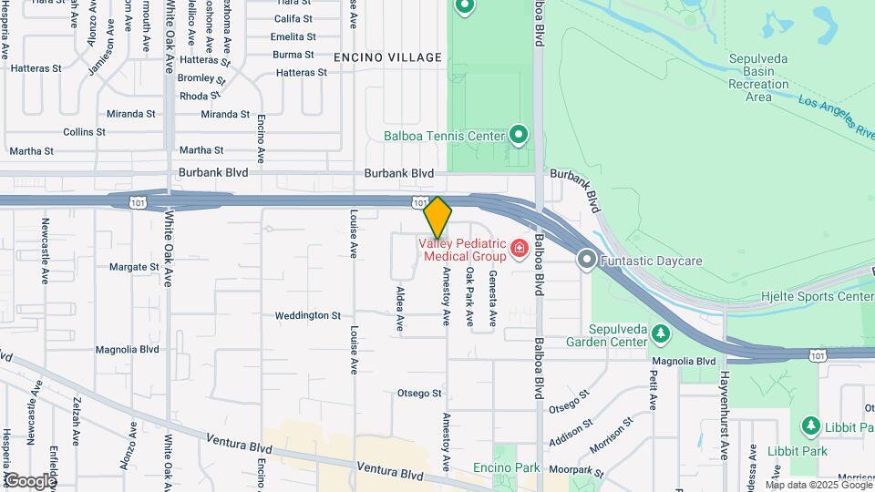 5415 Amestoy Ave Map and Location Details